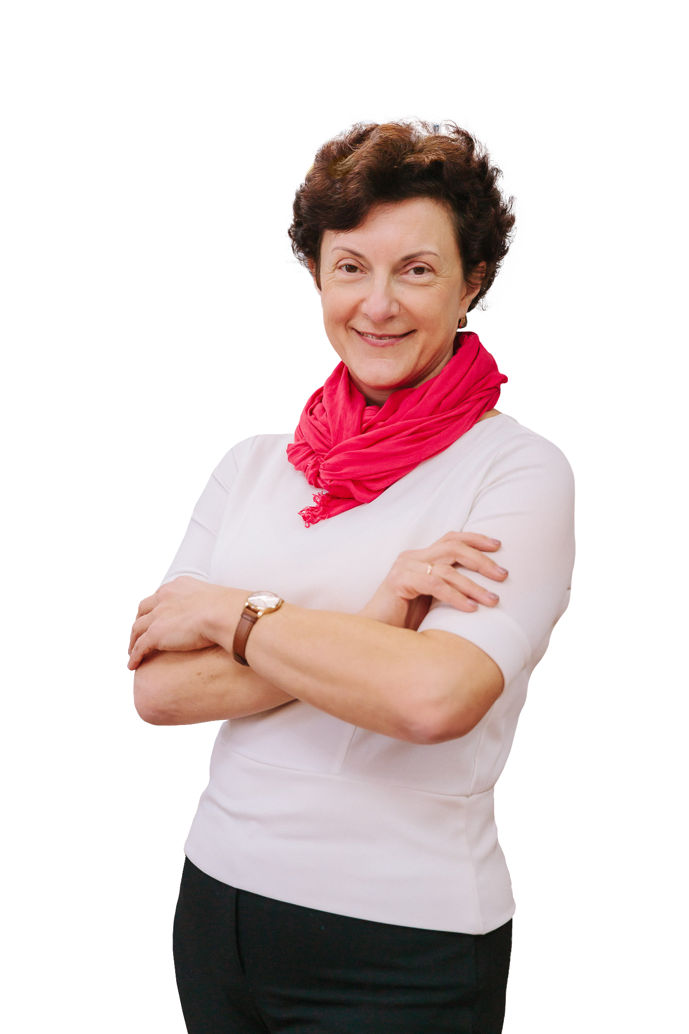 Марина Цегельська біля навчальної карти Interclass